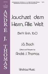 Jauchzet Dem Herrn, Alle Welt SATB/SATB choral sheet music cover